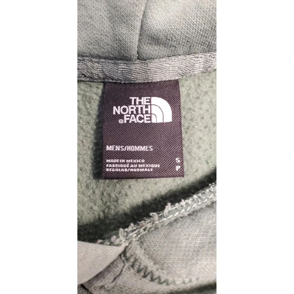 The North Face Mens Hoodie Green Pullover Hooded Sweatshirt‎ Size Small